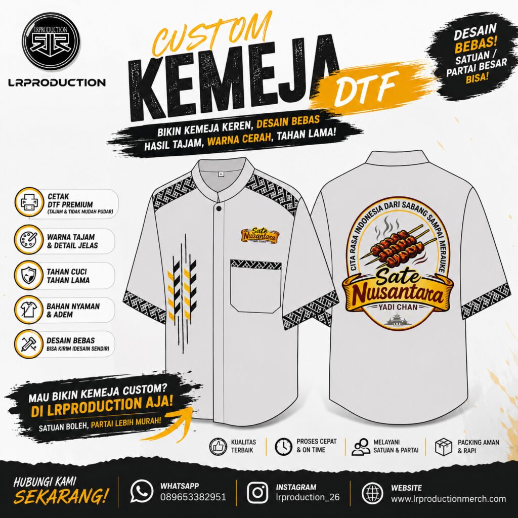 Custom Kemeja Depok